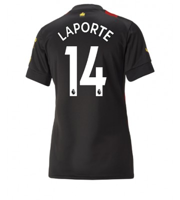 Manchester City Aymeric Laporte #14 Bortatröja Dam 2022-23 Korta ärmar